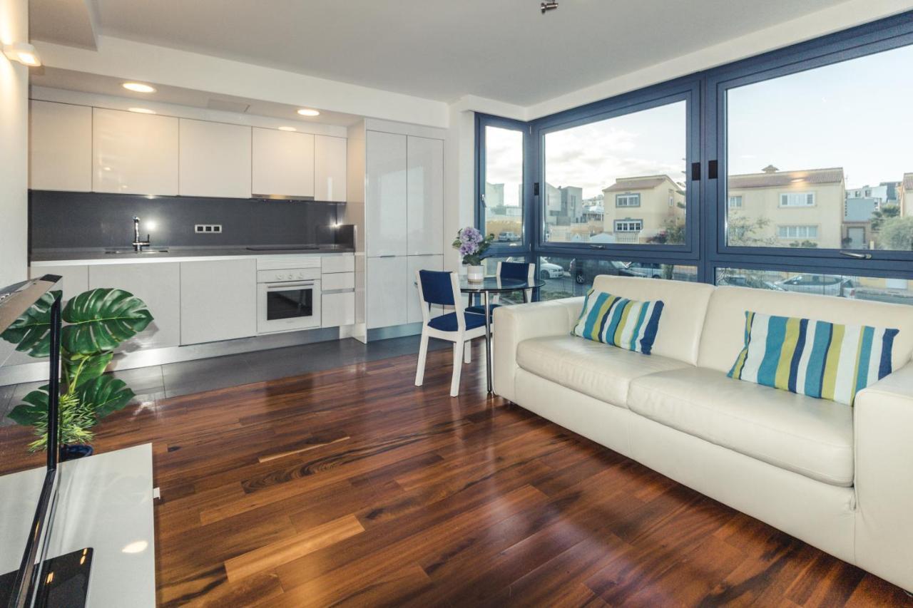 Melenara Beach Avenue Apt Shared Terrace Buitenkant foto