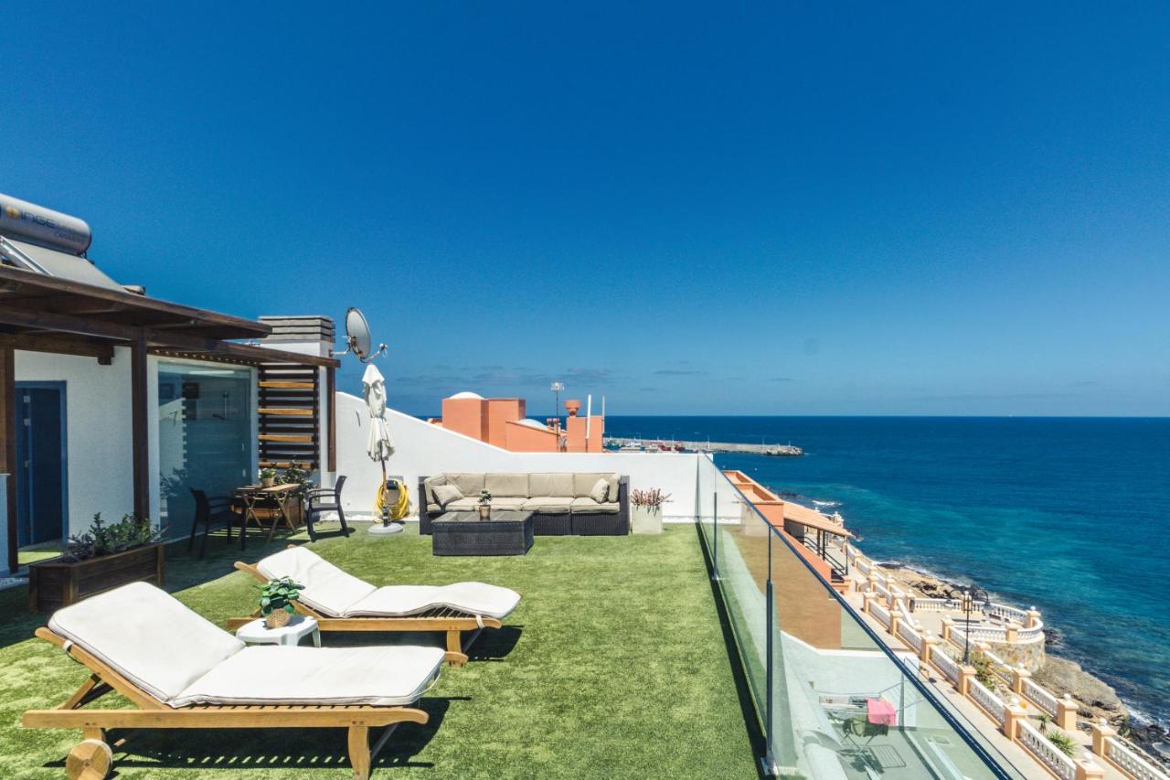 Melenara Beach Avenue Apt Shared Terrace Buitenkant foto