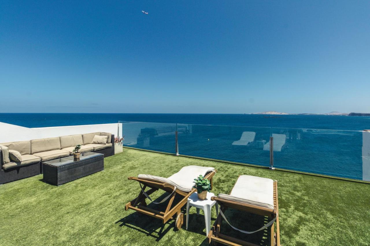 Melenara Beach Avenue Apt Shared Terrace Buitenkant foto